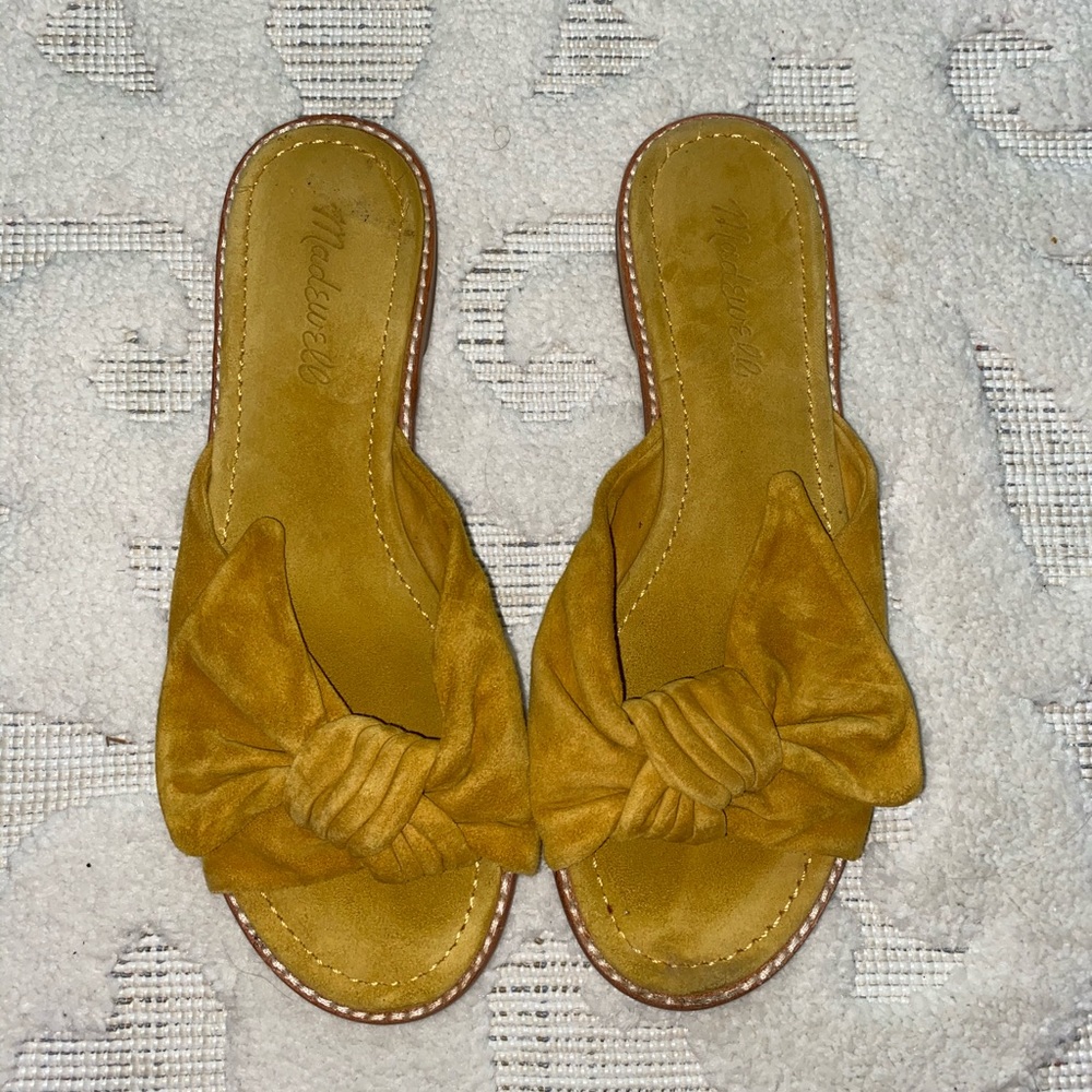 Madewell Mustard Color Sandals
